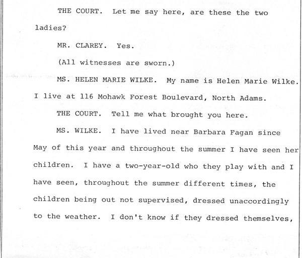 Helenmary Wilk and Sandra LaBombard (neighbors of Barbara Kurth)  Page 1 of 7