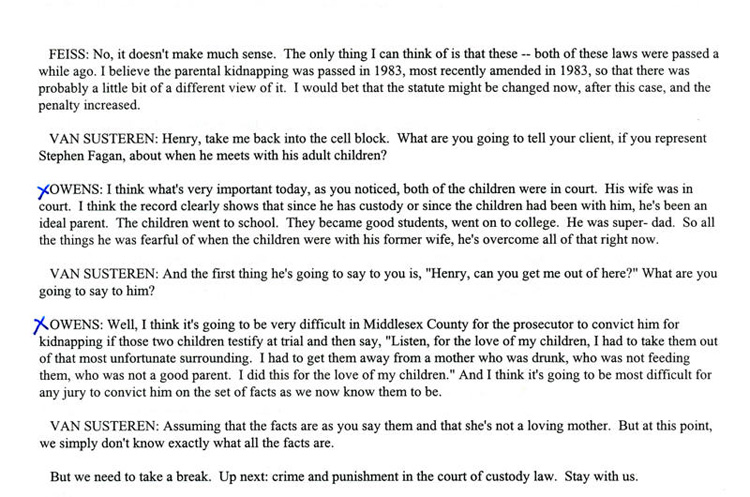 CNN Greta Van Susteren Interview 04/21/1998