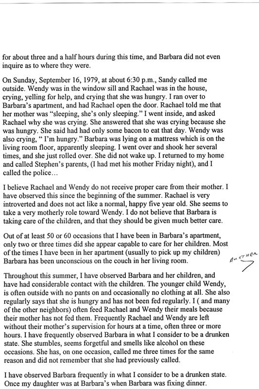 Fact sheet on Stephen Fagan case 1999 Page 2 of 4