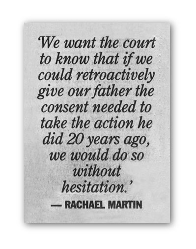 Rachael Martin's Statement at trial 05/28/99 Page 1 of 1