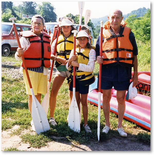 Rachael and Lisa with Grandparents